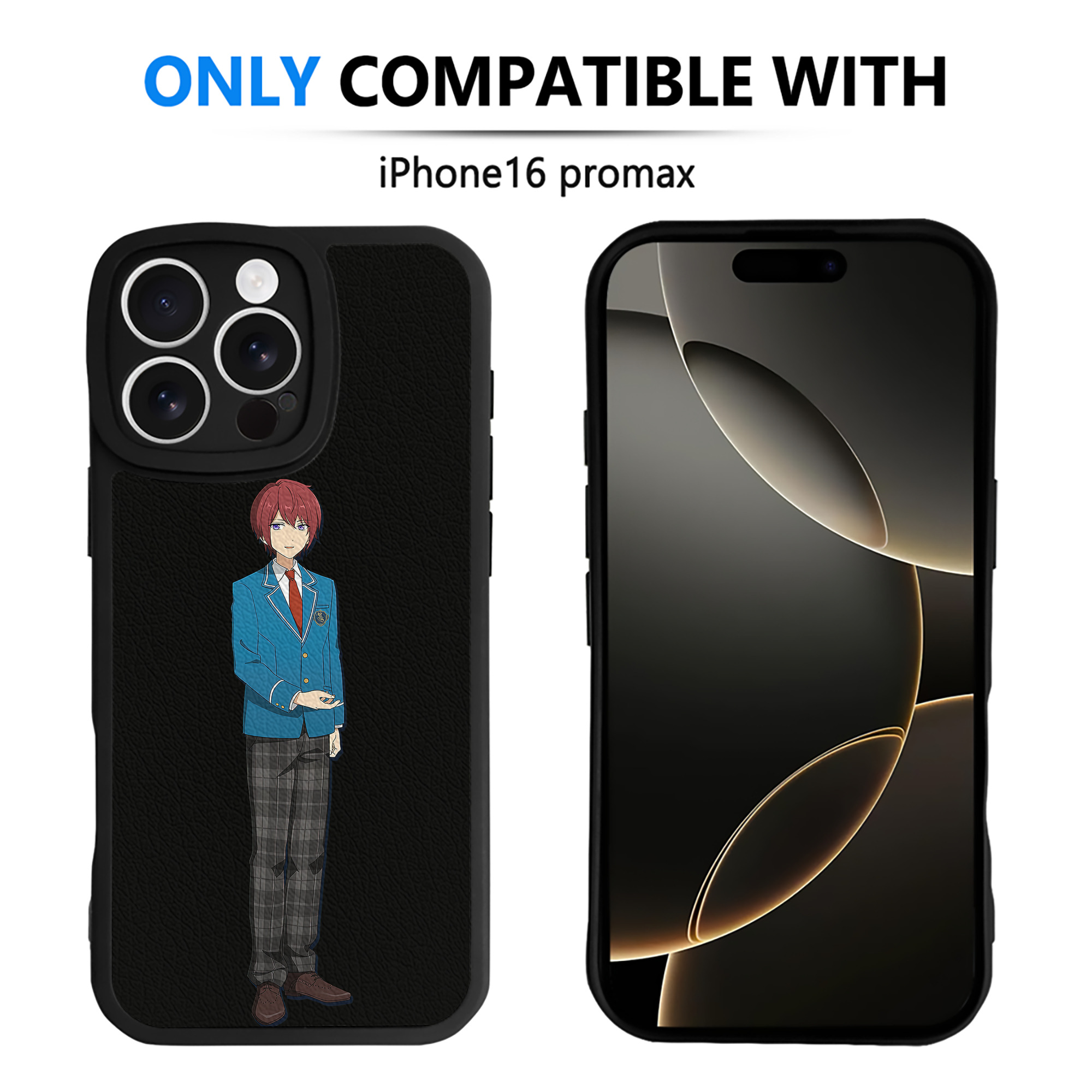 （画像用） あんさんぶるスターズ! Ensemble Stars 【iPhone 16シリーズ対応】シリコンスマホケース（レザー調） 材質：シリコン